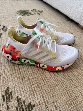 Adidas Marimekko Ultraboost Floral Print White Sneakers